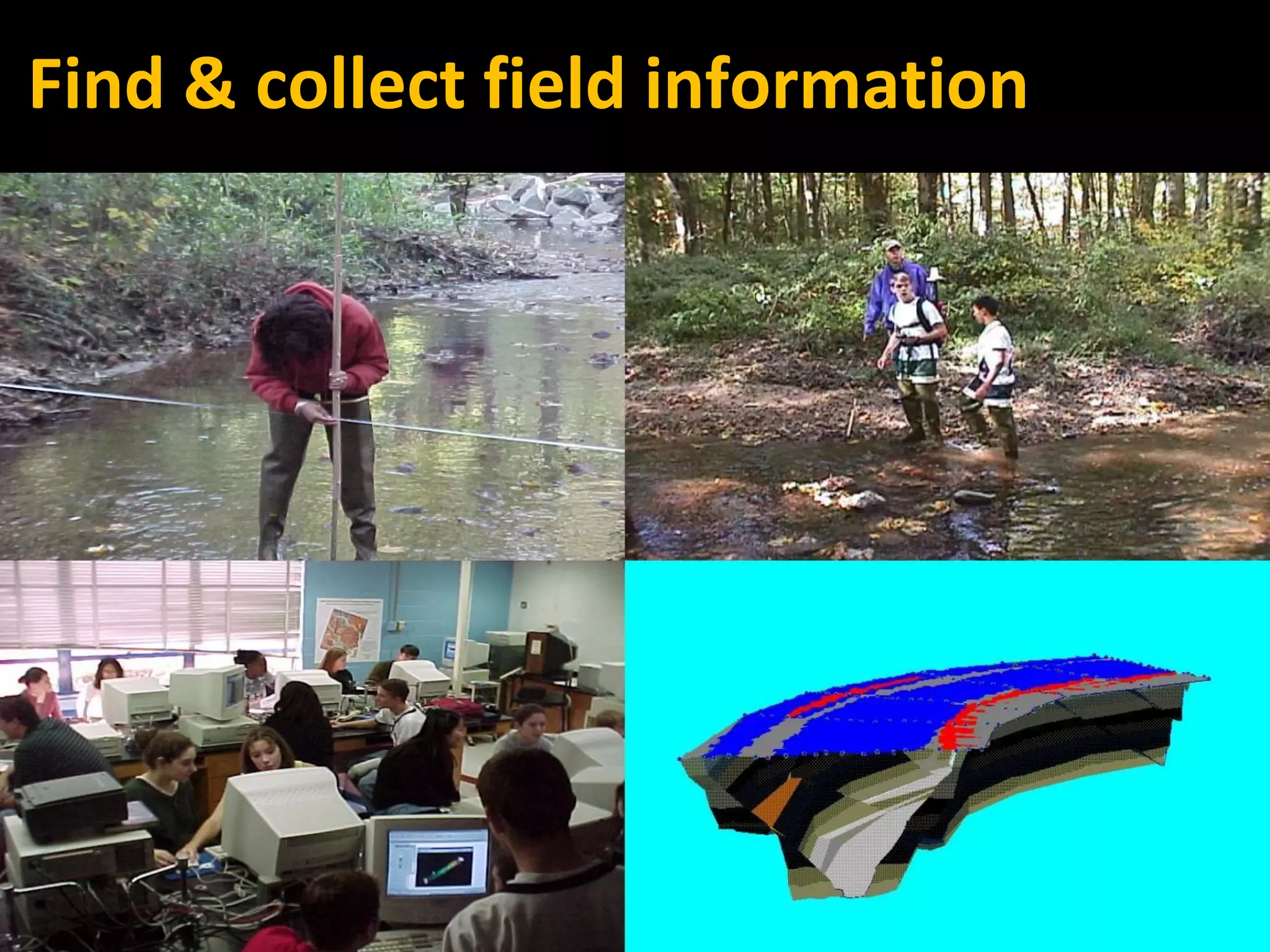 Find & collect field information




                                   35
 