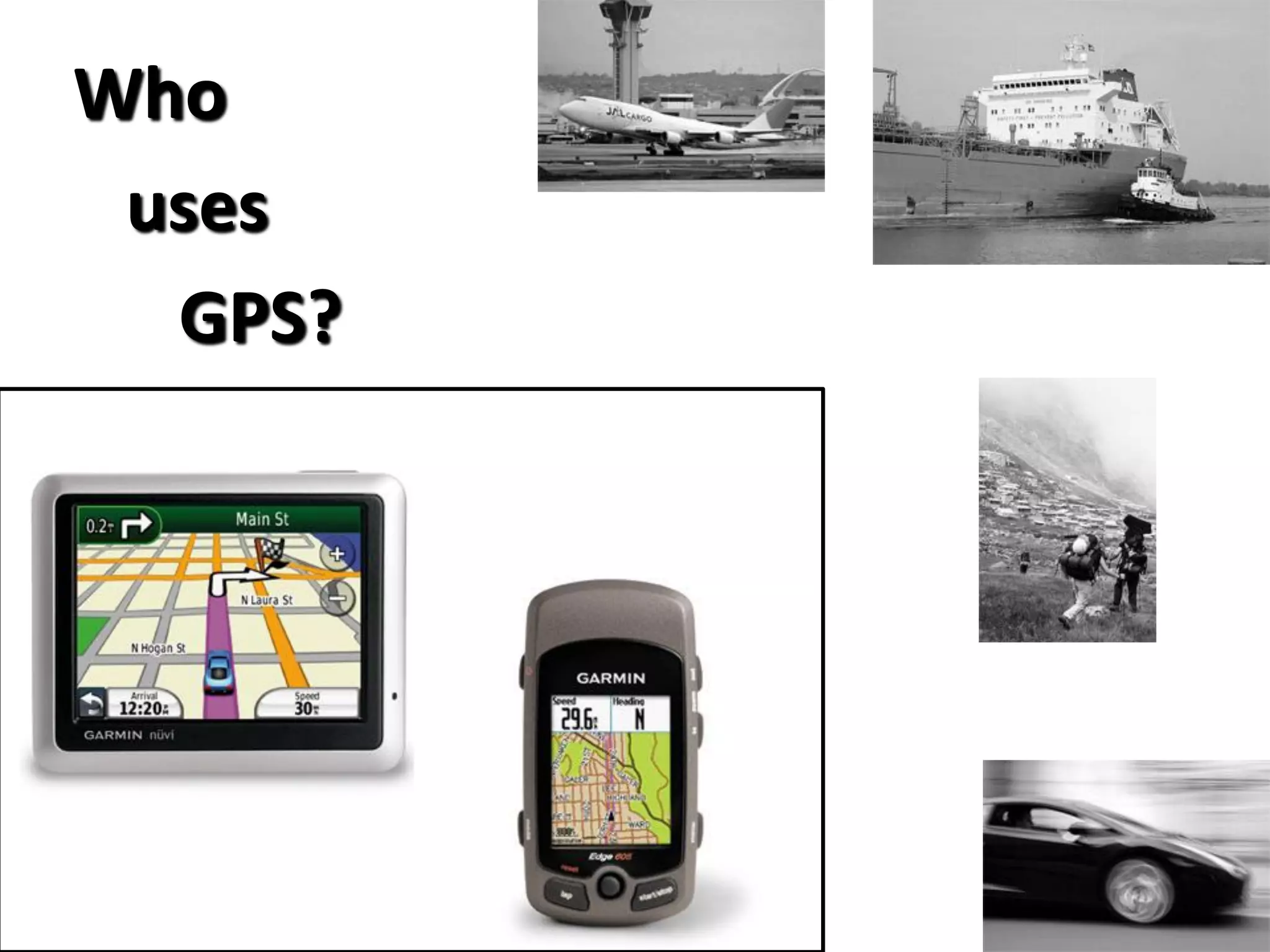 Who
 uses
  GPS?
 