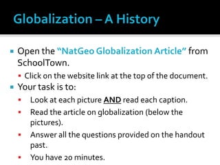 What is globalization | PPTX