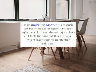 What is Google Project Management .pptx