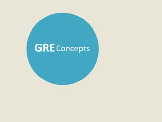 GREConcepts
 