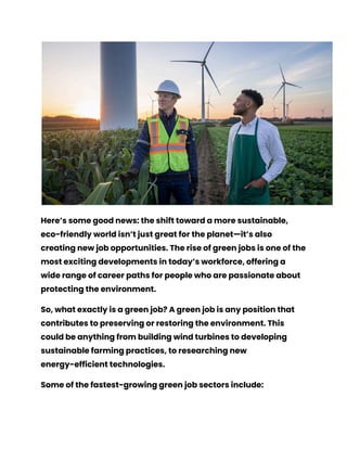 What is Green Technology and How Is It Paving the Way to a Sustainable ...