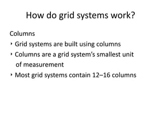 What is grid system | PPTX