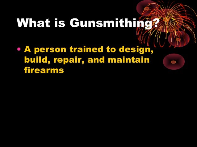 gunsmithing schools