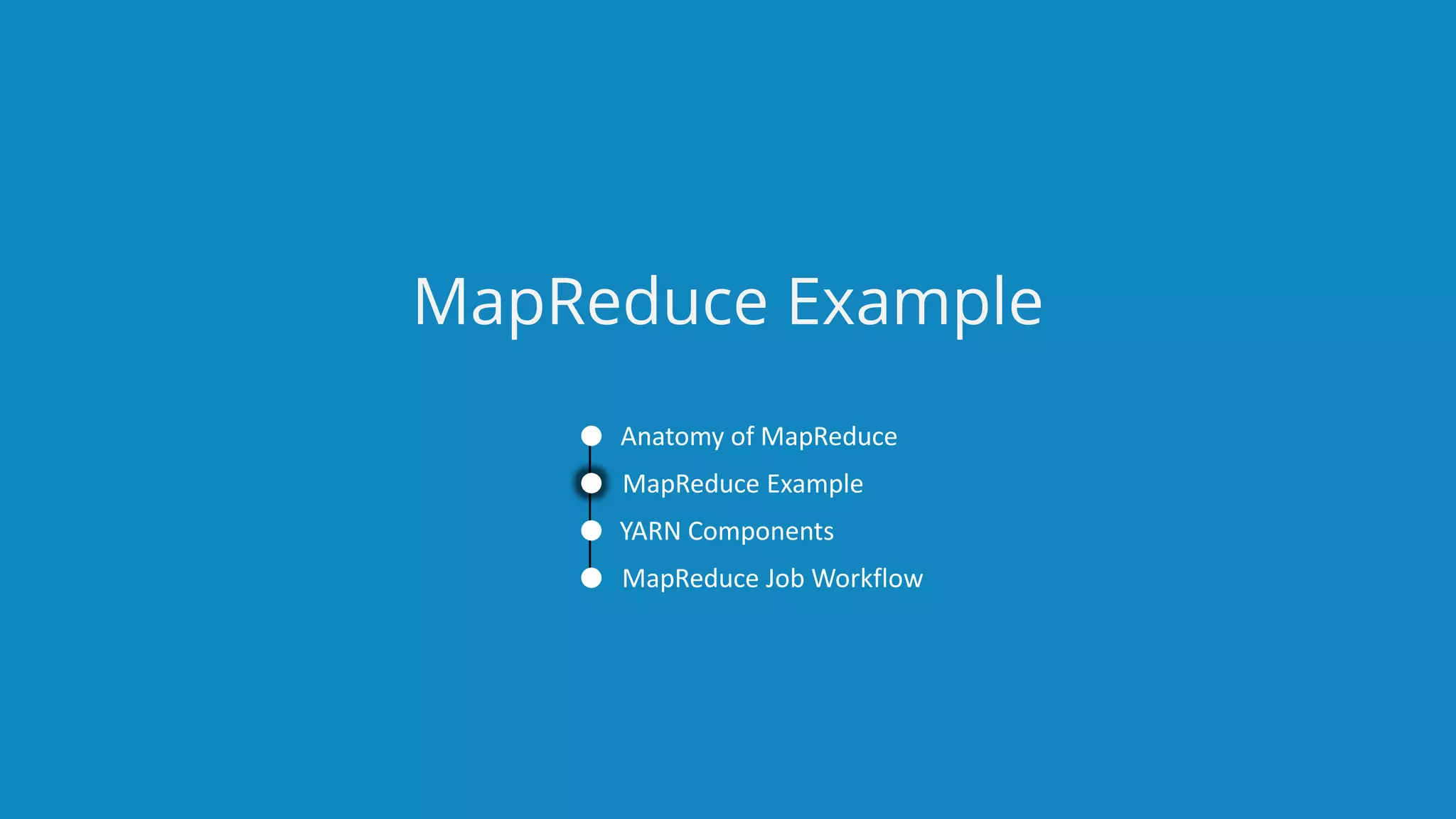 www.edureka.co/big-data-and-hadoopEDUREKA HADOOP CERTIFICATION TRAINING Anatomy of MapReduce MapReduce Example YARN Components MapReduce Job Workflow MapReduce Example 