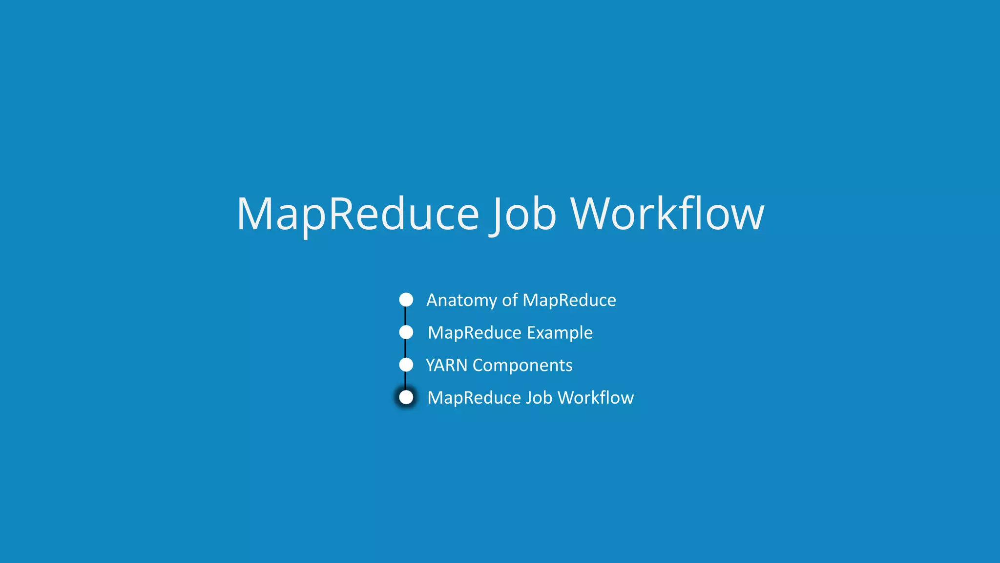www.edureka.co/big-data-and-hadoopEDUREKA HADOOP CERTIFICATION TRAINING Anatomy of MapReduce MapReduce Example YARN Components MapReduce Job Workflow MapReduce Job Workflow 