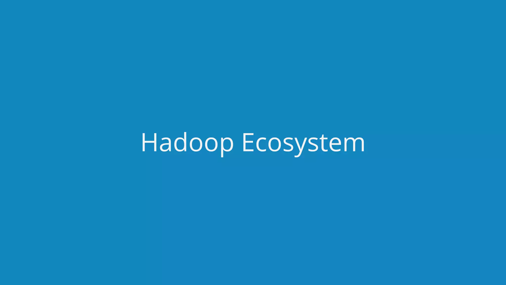 www.edureka.co/big-data-and-hadoopEDUREKA HADOOP CERTIFICATION TRAINING Hadoop Ecosystem 
