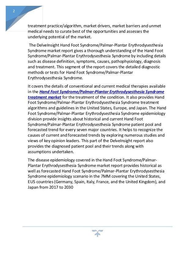 What is Hand Foot Syndrome/PalmarPlantar Erythrodysesthesia Syndrome