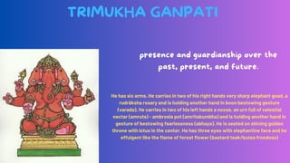 32 forms of lord ganesha in hindu mythology. | PDF