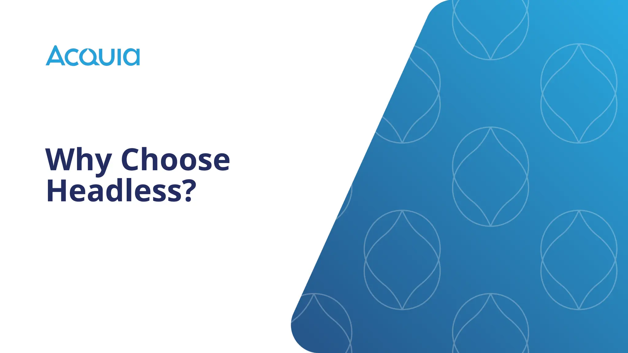 Why Choose
Headless?
 