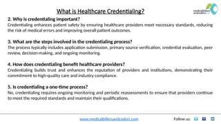 What is the Healthcare Credentialing? | Credentialing Services | PPTX