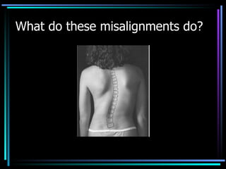 What do these misalignments do?   