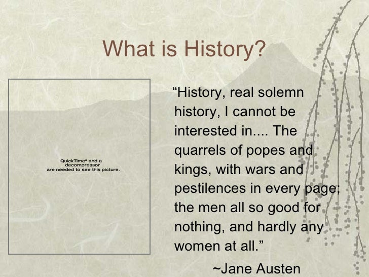 What Is History?