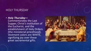 What is Holy Week