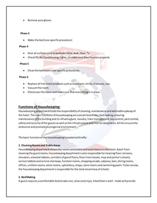 Housekeeping System.pdf housekeeping | DOCX