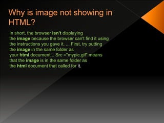 What is html and how it uses/ | PPT