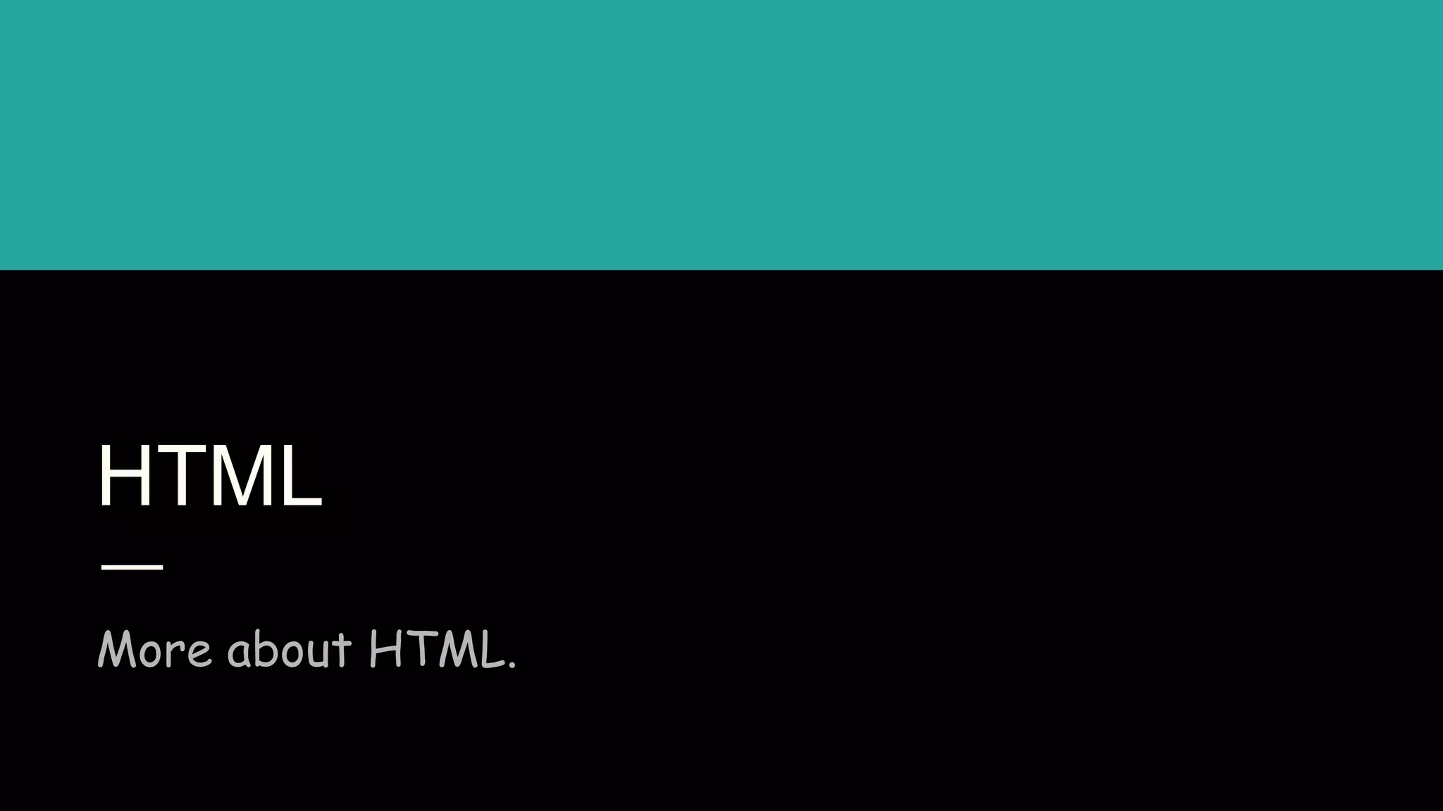 What is html | PPT image.