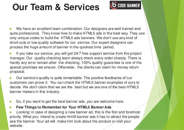 What Is Html5 Banner Ads Service