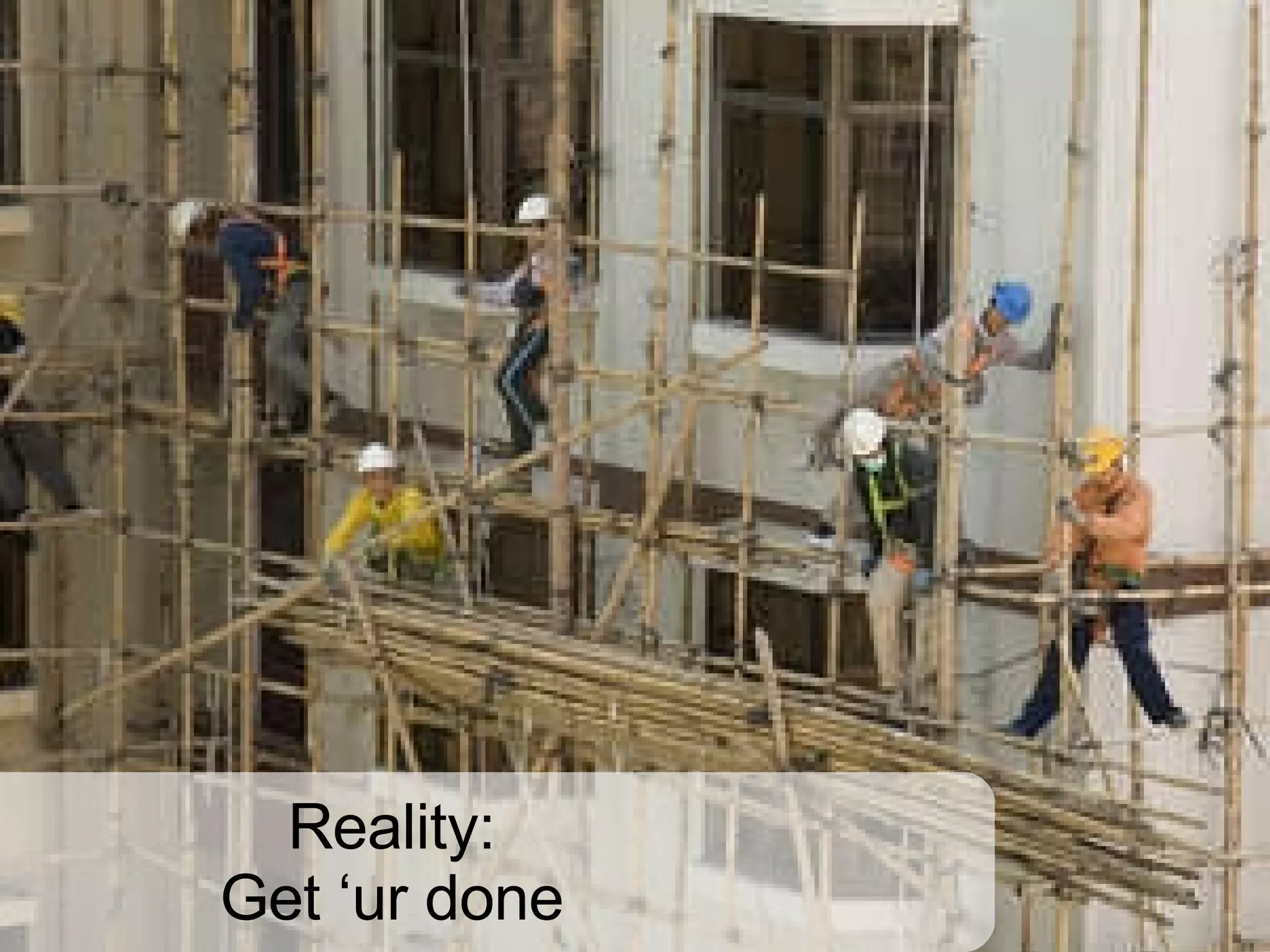 Reality: Get ‘ur done 