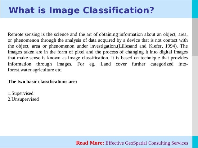 image classification supervised and unsupervised