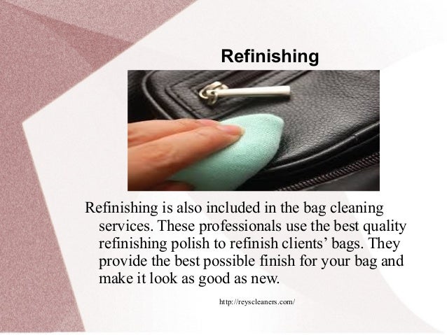 professional bag cleaning