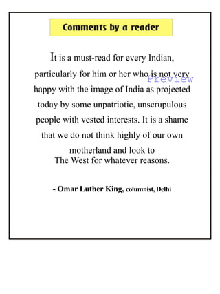 Great Minds on INDIA