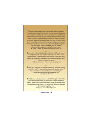 Great Minds on INDIA