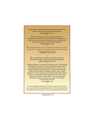 Great Minds on INDIA