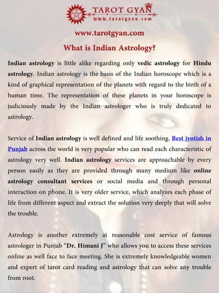 What is indian astrology