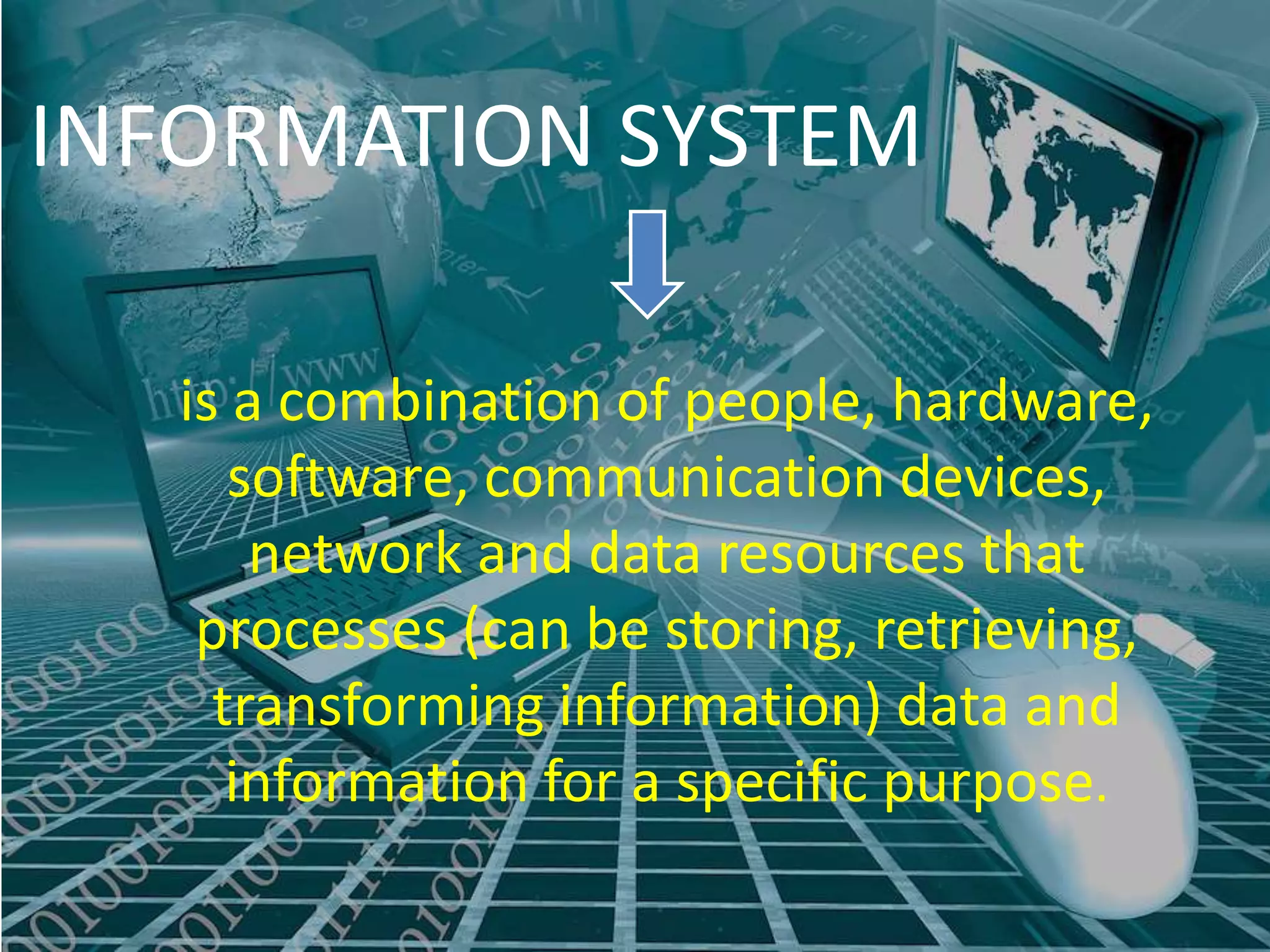 What is information system | PPTX | Information Services Industry ...