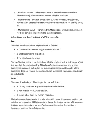 What is Inline Inspection.docx TUP MANILA | DOCX