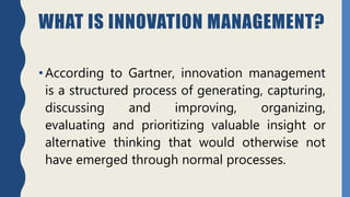 What is Innovation Management PPT