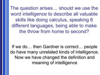 Correct Intelligence WhatisIntelligence.ppt