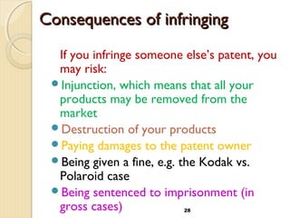 What is IP, Patents in Pharma Industry | PPT