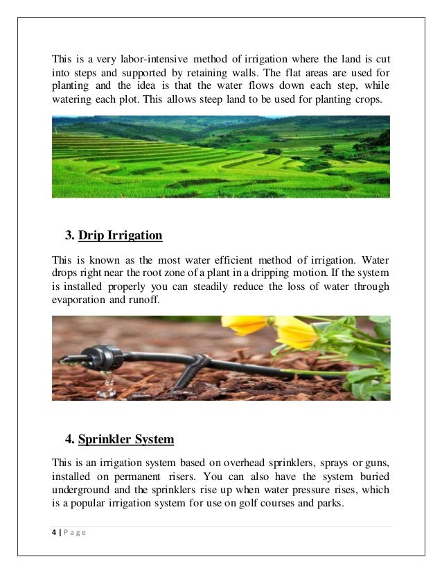 What is irrigation