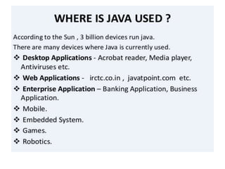 What is java? | PPTX
