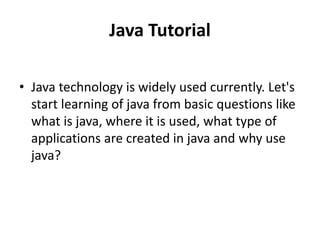 what is java.pdf