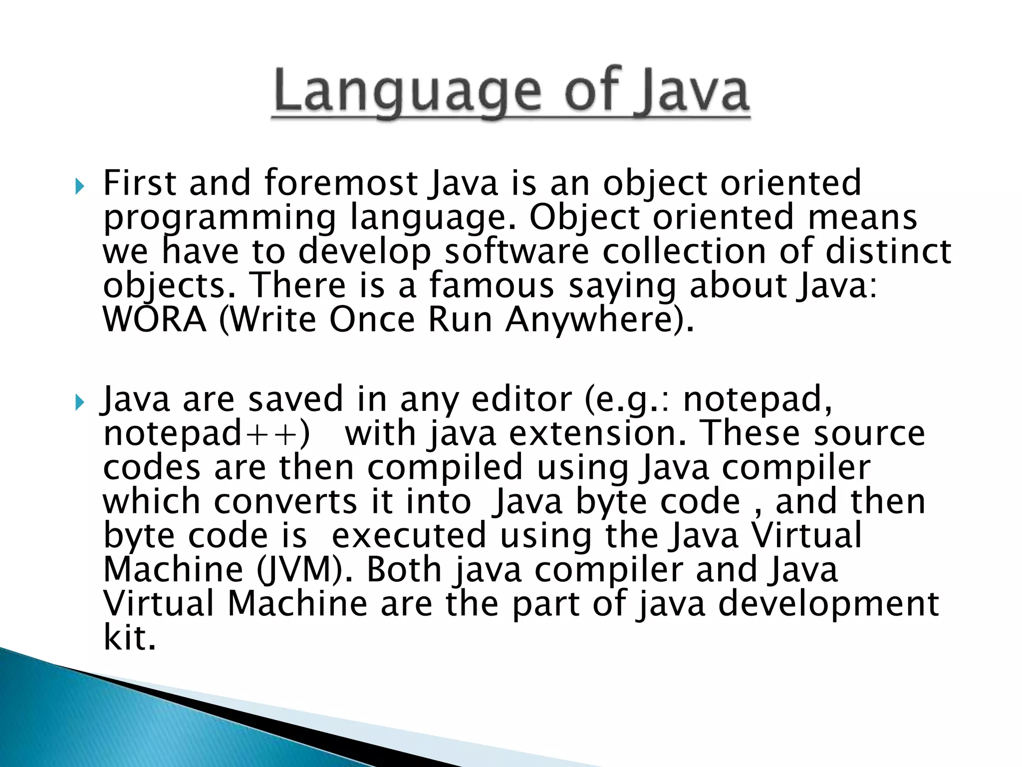 What is java | PPT