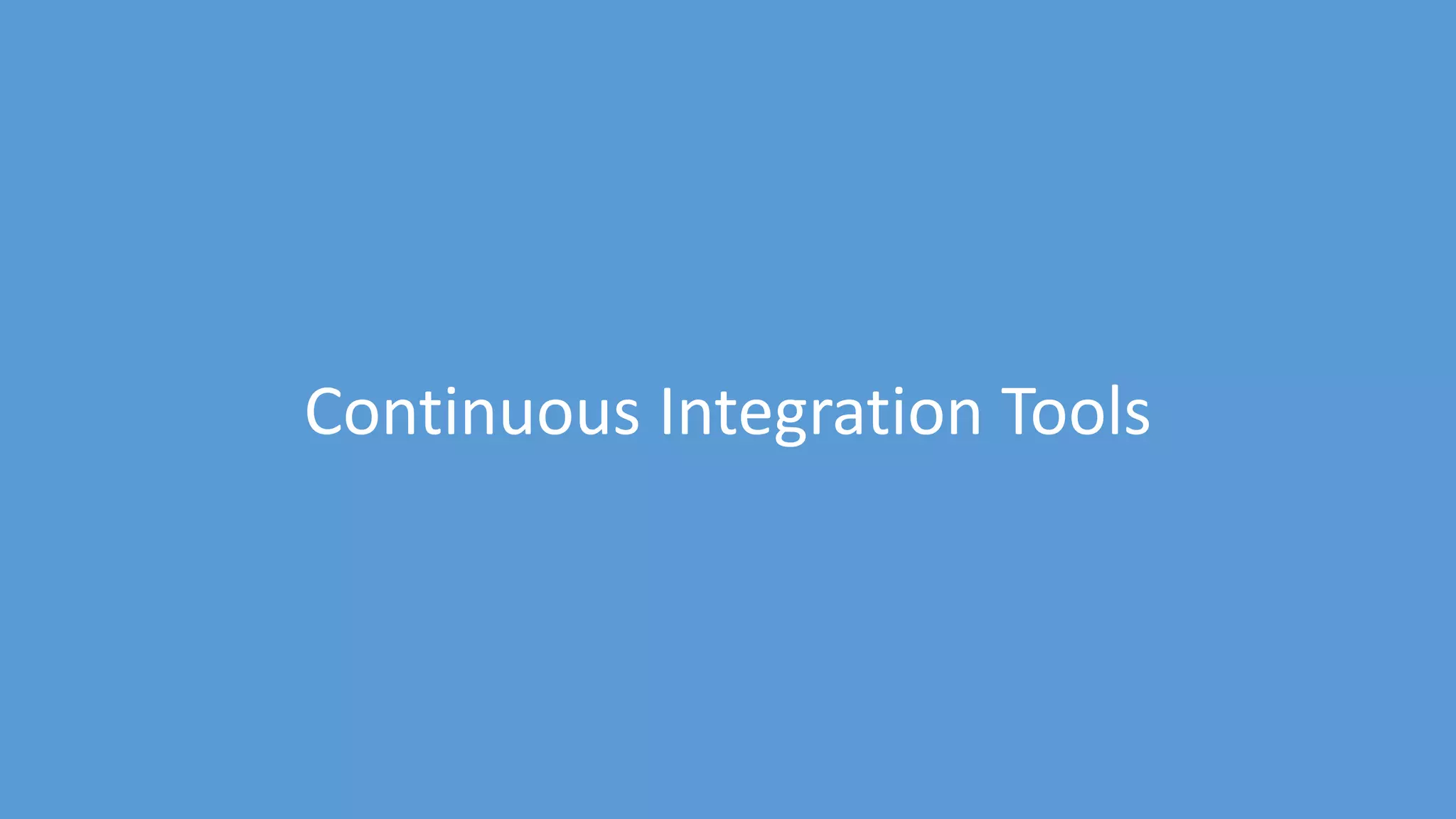 www.edureka.co/devops
Continuous Integration Tools
 