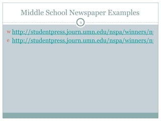 Nspa Example What is journalism | PPT