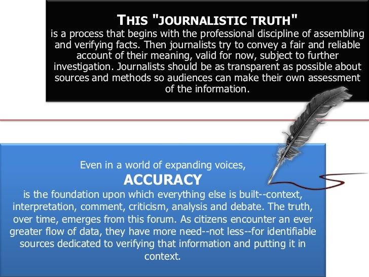 WHAT IS JOURNALISM