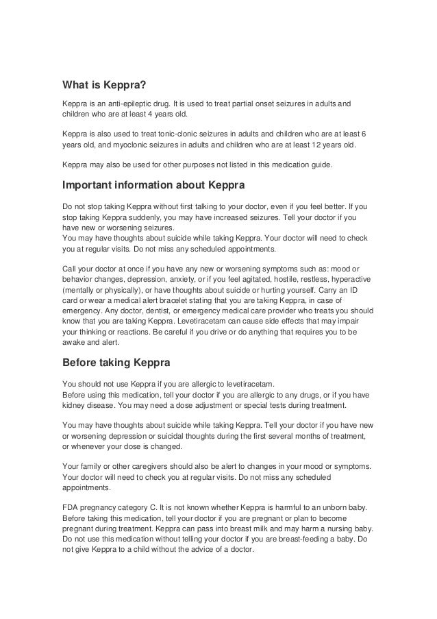 Keppra and pregnancy kidneys