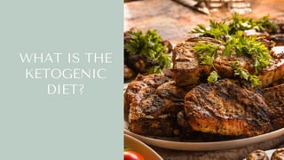 WHAT IS THE
KETOGENIC
DIET?
 