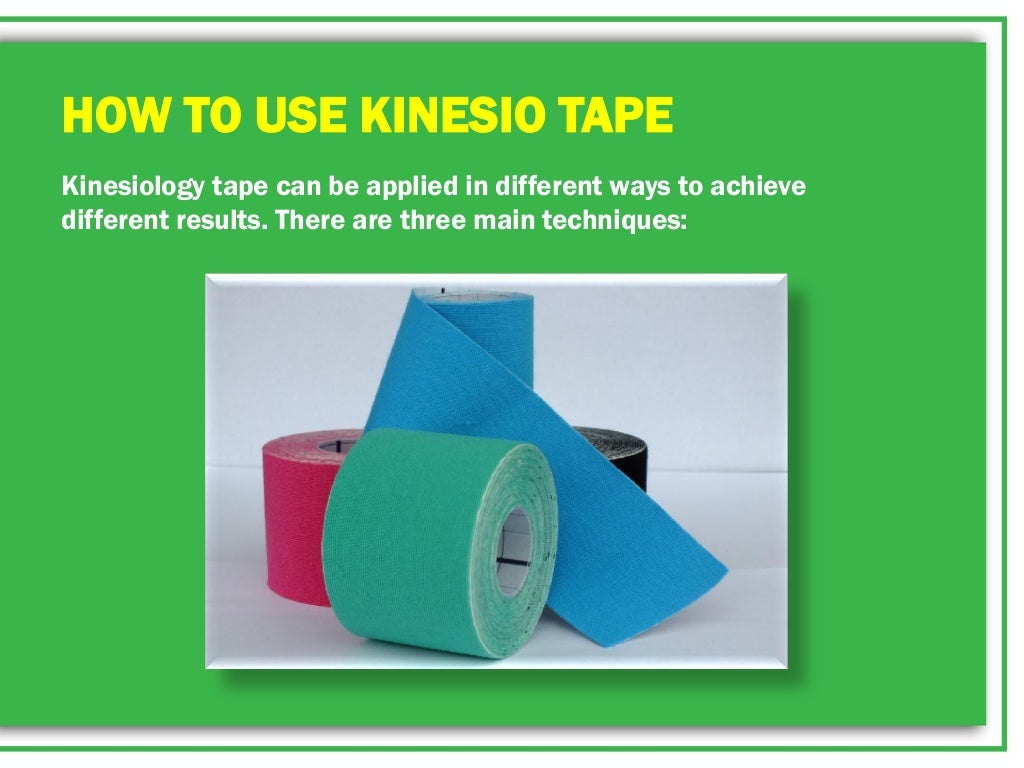 WHAT IS KINESIO TAPE AND WHY DO PHYSICAL THERAPISTS USE IT?