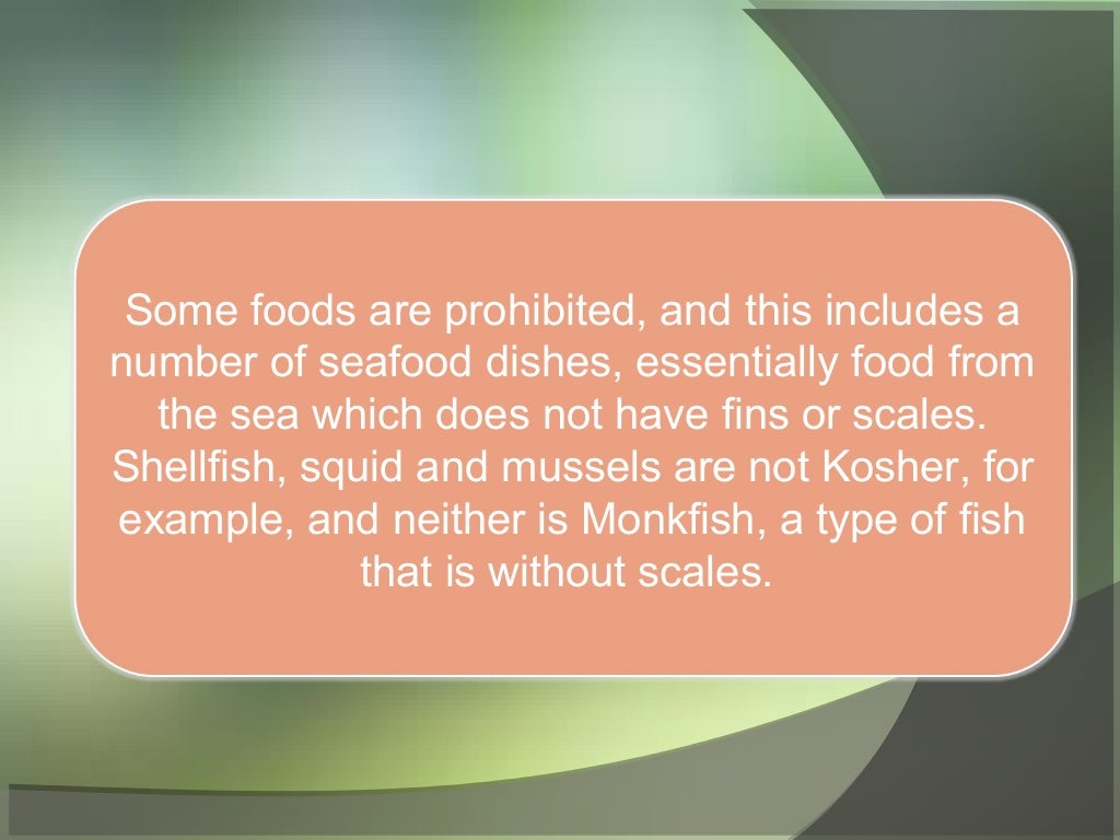 What is kosher seafood