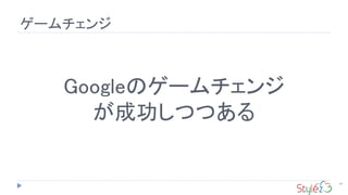 ゲームチェンジ
87
Googleのゲームチェンジ
が成功しつつある
 