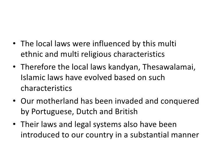 What is law and introduction to law in Sri Lanka