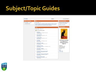 What Is LibGuides? | PDF
