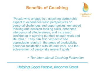 What Is Life Coaching?