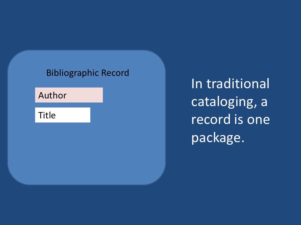 What Is Linked Data And What Does It Mean For Libraries ALAO TEDSIG 